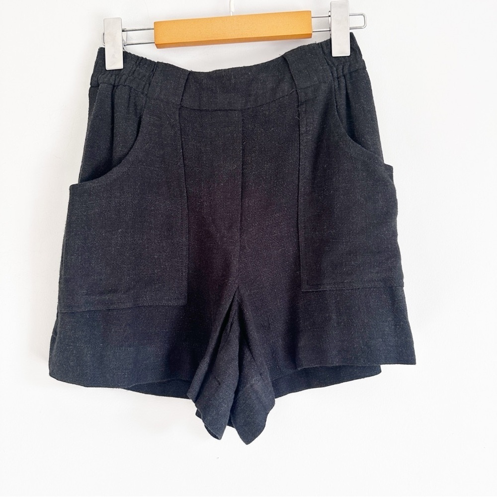 Frank & Oak Black Women's Cargo Shorts